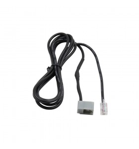 best selling RJ 11 4pin male to female cable  black pvc Telephone cable